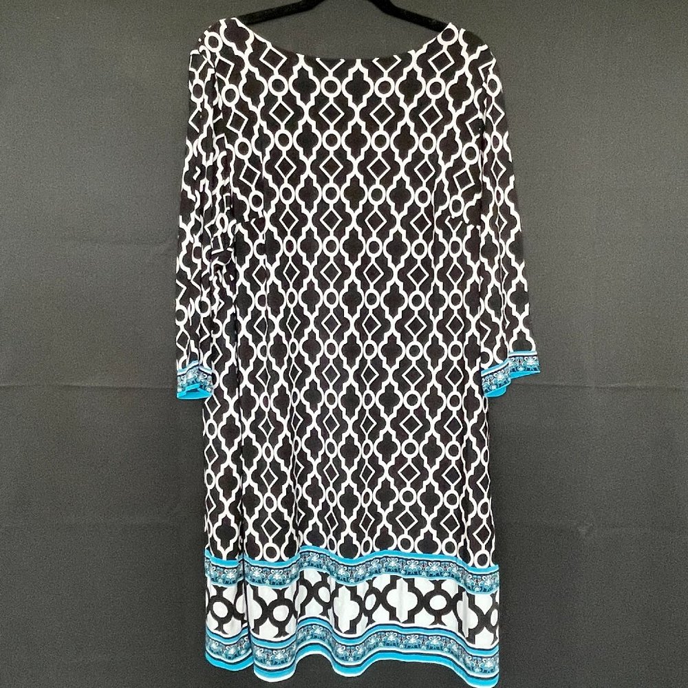 EUC Lined Dress with Turkish/Arabesque-ish Design